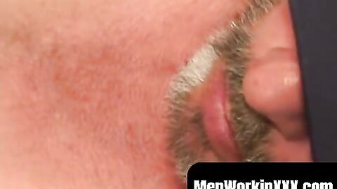 MenWorkinXXX.com - Cuddly construction manager masturbates until a satisfying climax