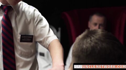 SayUncleNetwork.com - Smooth twink gets passionate handjobs from Mormon elders till h