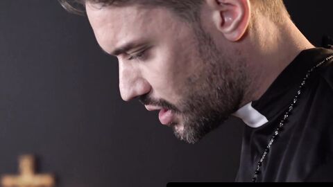 SayUncleNetwork.com - Tattooed twink tempts priest into a raw bareback pounding