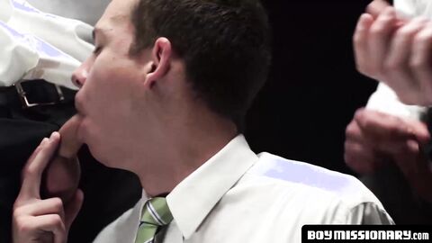 BoyMissionary.com - Mormon twink's raw doggystyle fuck by handsome jock