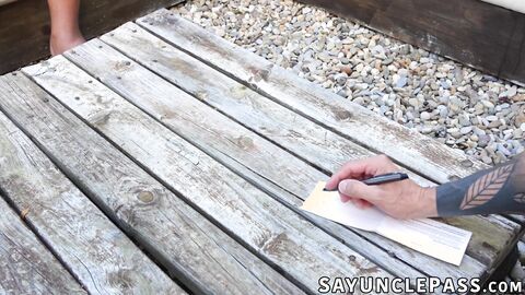 Hunky Johnny Viper helps his friend Nath Latrel in return for sex