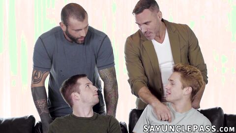 Manuel Skye and Markus Kage traded attention for their stepsons