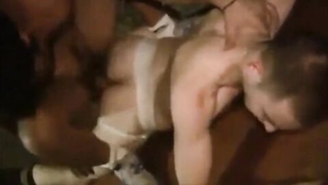 Older Man Uses His Younger Friend for Bareback