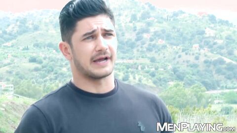 White collar Dani Robles wrecked by rugged stud Dato Foland