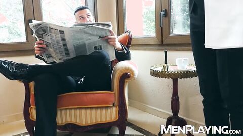 Powerful executive Gustavo Cruz plays hard with Manuel Reyes