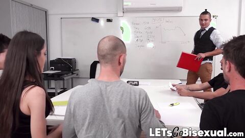 Gomez Anexs meeting turns into hot orgy with Ann Bazuka and Tyler Grey