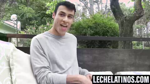 LecheLatinos.com - I let tattooed Ayun jerk and swallow my giant penis