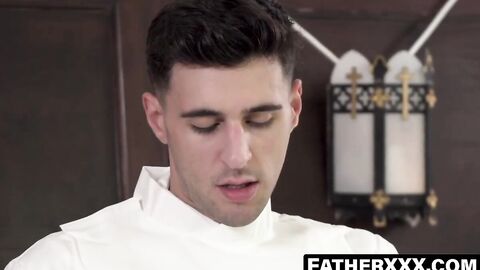 FatherXXX.com - Seminarian training leads to churchmate fuck