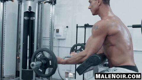 MaleNoir.com - Cute Marcel spreads legs for a hard passionate fuck