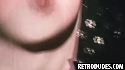 RetroDudes.com - Watch retro stud Joe Gage stroke his massive dick with another horny