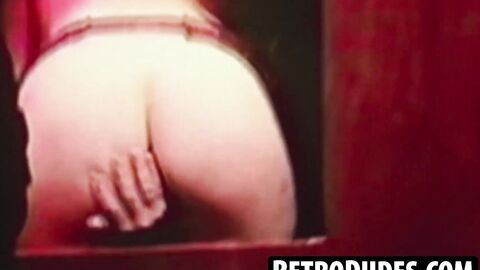 RetroDudes.com - Watch retro stud Joe Gage stroke his massive dick with another horny