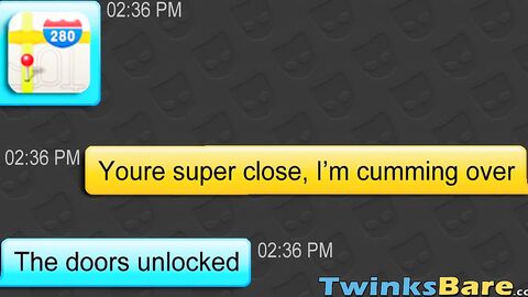 Blond twink spanking and barebacking his cute BF