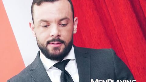 Professor Sir Peter disciplines naughty student Bastian Karim