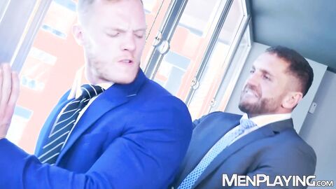 Boss Sean Weiss moan from hardcore ass breeding by Emir Boscatto