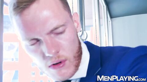 Boss Sean Weiss moan from hardcore ass breeding by Emir Boscatto