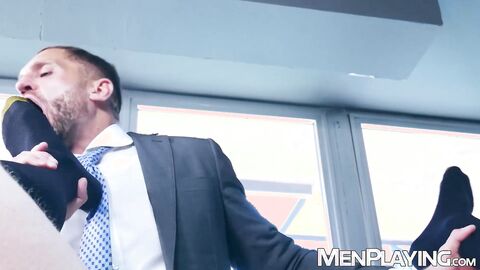 Boss Sean Weiss moan from hardcore ass breeding by Emir Boscatto