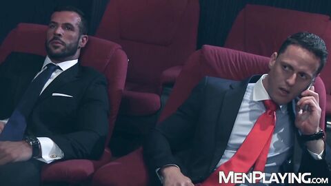 Suited Denis Vega dominates Ivan Gregory in Cine X classic