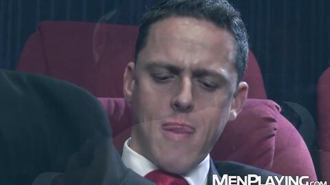 Suited Denis Vega dominates Ivan Gregory in Cine X classic