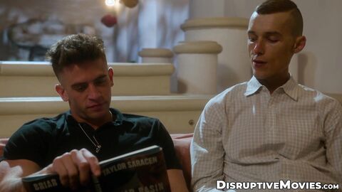 Tattooed Hoss Kado blows and rides Trevor Brooks muscular meat