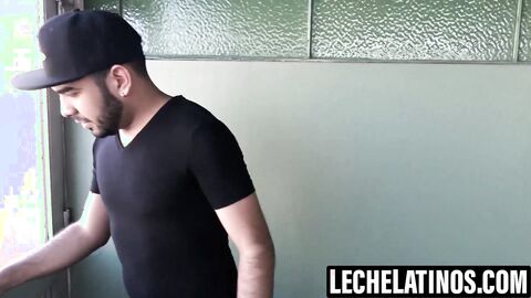 LecheLatinos.com - Angelo joins Marc and Maximiliano's blowjob