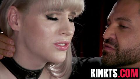 Naughty TS babe Lianna Lawson caged punished and fucked deep