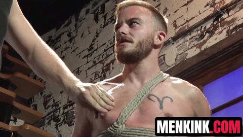 Handsome Tyler Castle polishes his meat into Luke Hudsons hole