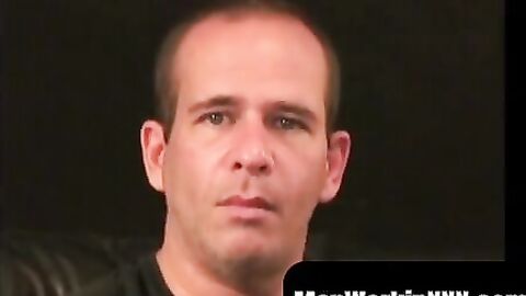 MenWorkinXXX.com - Mature dude pleasures his cock and balls with electric sex toys