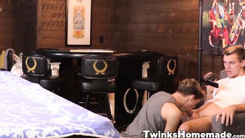 Aiden Palm records while Max Rose spreads his ass for plowing