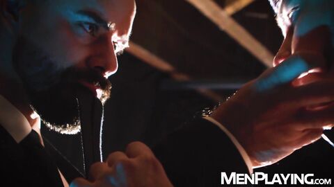 Enzo Muller worships Teddy Torres in ritual of raw lust