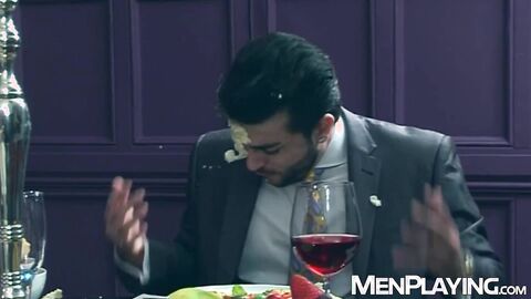 Hunk Marco Sessions has his ass wrecked by Harry Louis