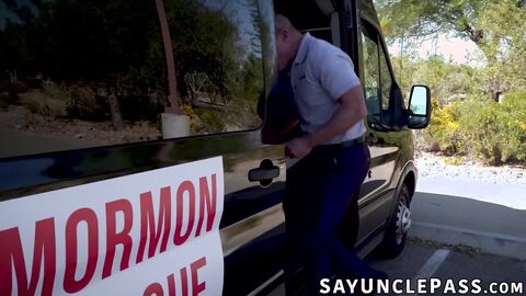 Dan After Dark got fucked by rescuer Dale Savage in a rescue van