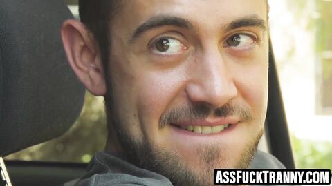 Crystal M outdoor rides big dick and swallows cum