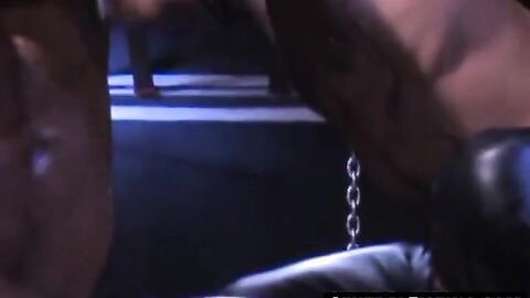 CentralFisting.com - Violator pummels Butch Grand and Paris' asses