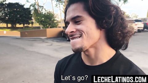 LecheLatinos.com - Twink's gay awakening with a massive cock stretching his ass raw