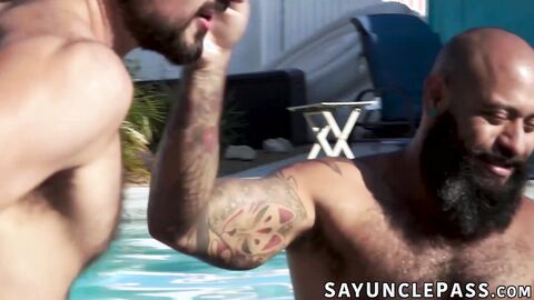 Muscled Leo Forte confesses that his weekend hookup is Mason Lear