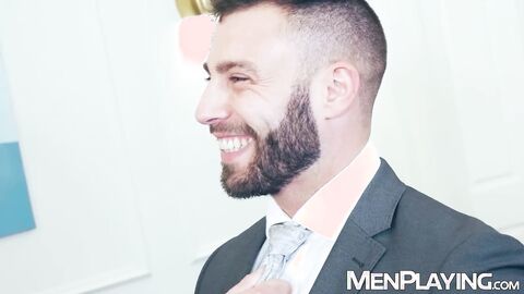 Diego Reyes submits as boss D Dan destroys his furry ass