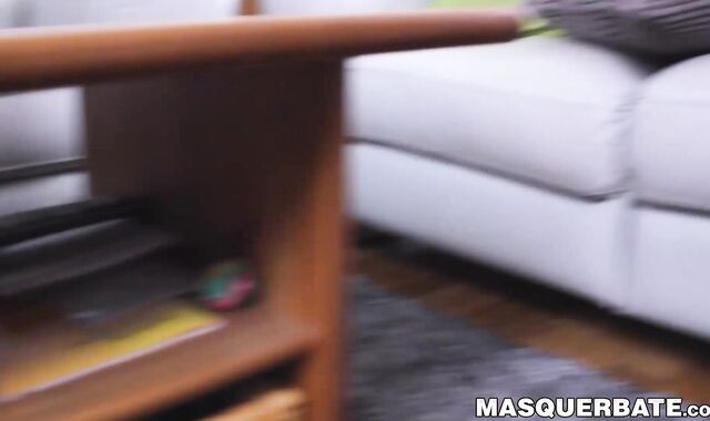 Firm muscled hottie Calvin showcases his masturbation skills