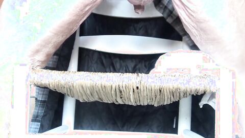 Old Gaping Ass Takes a Big Eggplant