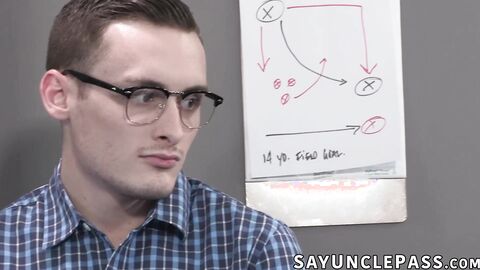 Stepbrothers Michael Del Ray and Josh Cannon in horny workout lessons