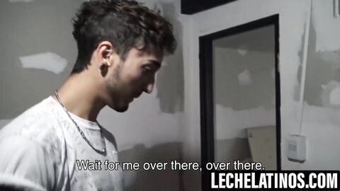 LecheLatinos.com - I kneel to taste Marcs huge boner