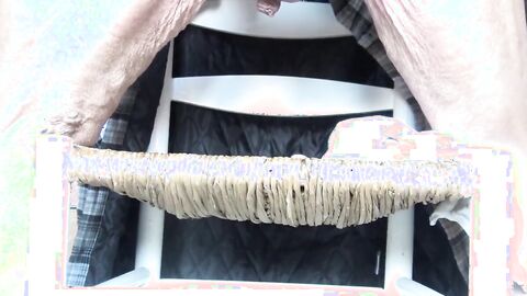 Old Gaping Ass Takes a Big Eggplant