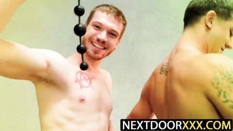 NextDoorXXX.com - Brandon Anderson rides Dacotah Bed's hard cock
