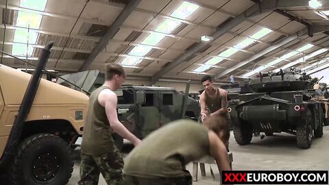 Colby Parker and Leo Rain team up to be plowed by Mickey Taylor