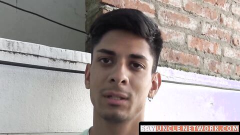 SayUncleNetwork.com - Straight Latino jock's gay transformation and bareback stranger