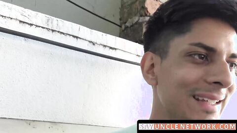 SayUncleNetwork.com - Straight Latino jock's gay transformation and bareback stranger