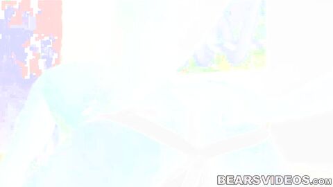 Sexy jockstrap wearing bear Dale Savage fucked hard bareback