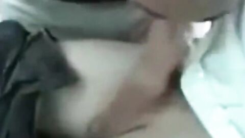 Stroking my cock outdoors, car door open for a curious cocksucker.