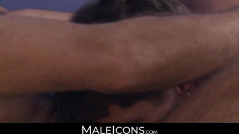 MaleIcons.com - Bearded stud Billie Ramos's wild ride with twink boyfriend Troy Accol