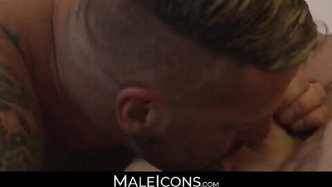 MaleIcons.com - Older studs Dolf Dietrich and Hugh Hunter's passionate sex session