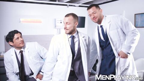 Businessman Johnny Donovan bends over for anal by Zack Mackay